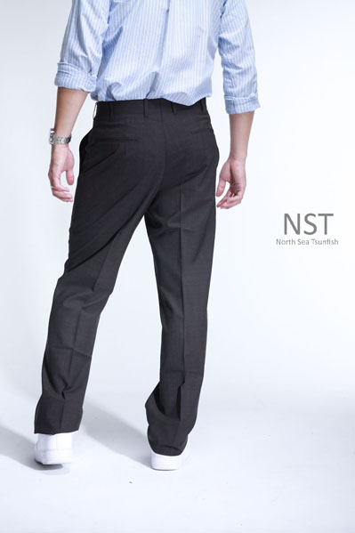 【NST Jeans】細薄中腰空降系列 西裝褲 (中腰) 390(5473) 台製 男 大尺碼